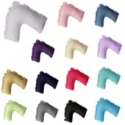 Multicolor Choice V Shape/Tri/Boomerang Ruffled Egding Pillowcase
