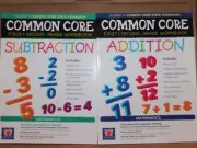 Grade 1 & 2 Math Addition & Subtraction TWO Workbooks