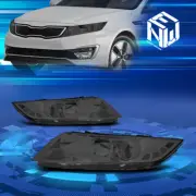 For 11-13 Optima OE Style Halogen Projector Headlights Lamps Replacement Smoked (for: Kia)