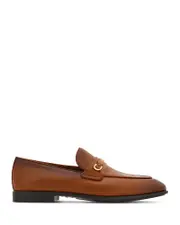 Ferragamo Men's Desiovit Gancini Ornament Leather Loafers