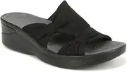 [Bzees] Women's, Smile More Sandal, Black, 6.5