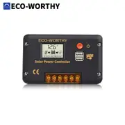 30A Solar Panel Charge Controller Regulator 12V24V Auto USB Battery PWM
