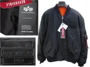 ALPHA INDUSTRIES Men's Premium Bomber Reversible 2XL EU / XL US AI02 T3G
