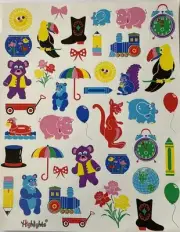 HOME ASSORTMENT Stickers (40pc)Highlights•Animals•Flower •Clock•Pencil•Children•
