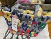 LUG Dory Matte Luxe Medium Crossbody W/ Tote Handle Wildflower Multi NWT
