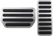 CHPGKGVNVT at MT Car Gas Brake Pedal Anti-Slip Pad Cover for Suzuki SX4 Aerio Ciaz Vitara S-Cross Splash Ignis Kizashi Sidekick Samurai Pedals(at-Bigger)