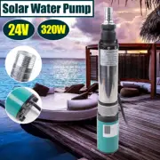 320W DC 24V Solar Water Power Pump Submersible Bore Hole Deep Well Pump 5m³/H
