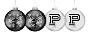 Penrith Panthers NRL Team Glitter Christmas Tree Decoration Baubles