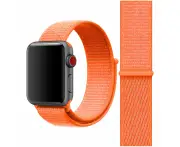 For Apple Watch Series 1,38-mm Case,Nylon Watch Band,Fastener,Orange