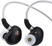 Linsoul 7HZ G1 in-Ear Monitor, 10mm DLC Diaphragm Dynamic Driver IEM Earphone, Wired Gaming Earbuds with Detachable OFC Silver-Plated Cable for Musician Audiophile (Without Mic)