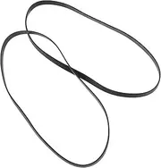 SECFOU 2pcs Rubber Turntable Belt for Phonograph Easy to Install Noise Reduction Accessory for Record Player and