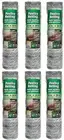 (6) rolls 308475B 36" x 50' 2" Mesh Poultry Netting Chicken Wire Fence Fencing