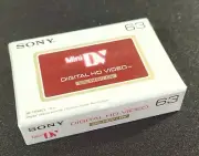 Sony 63 Mini DV Digital HD Video (DVM63) 73m (Digital Videocassette)