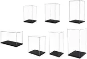Acrylic Display Case Clear Box Dustproof Large Self-Install Cars Trucks 40cmH, Self-Assembly, Perfect for Cars, Trucks, Collectibles, Action Figures, 1/24 Diecast Models