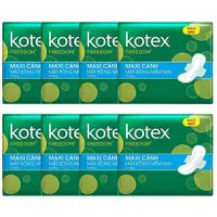 在飛比找蝦皮購物優惠-組合 8 包 Kotex Freedom Maxi 衛生棉條