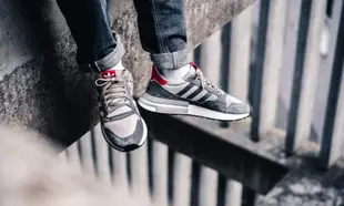 Adidas ZX500 RM Boost OG ZX500“深白酒紅”百搭 經典復古 休閒運動慢跑鞋 B42204 男