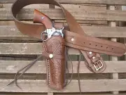 Gun Belt and Tooled Holster