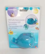 Babies R US LED Blue Whale Bath Thermometer 2014 New Sealed