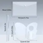 Clear Makeup Palette Acrylic Multipurpose Foundation Cosmetic Mixing Tray Kit _t