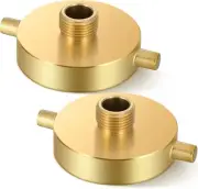2 Pack Fire Hydrant Hose Adapter 2-1/2" NST/NH Female x 3/4" GHT Male...