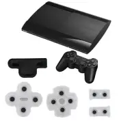 Conductive Rubber Pad Repair for PS3Controller Silicone Rubber Pad 5Pcs/Set