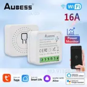 16A Wifi Smart Switch With Energy Monitor Smart Breaker Switch 2-way Control Tim