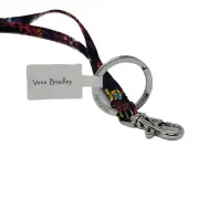 Vera Bradley Lighten Up Lanyard (Midnight Wildflowers)