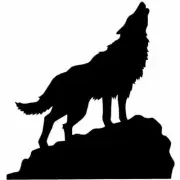 HOWLING WOLF suv 4x4 Car Truck Sticker ROCK CRAWLER EASTER EGG FREE SHIPPING-