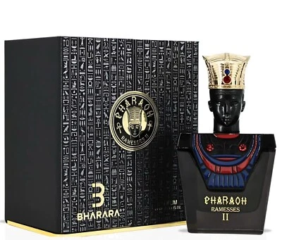 BHARARA PHARAOH RAMESSES II PARFUM 100ml/3.4oz BHARARA BEAUTY SEALED EXOTIC NEW