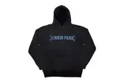 Linkin Park Unisex Adult Meteora Portraits Back Print Stone Wash Pull Over Hoodie (Charcoal Grey) - UTRO12920