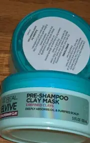 2 L'Oréal Paris Hair Expert Extraordinary Clay Pre-Shampoo Mask, 5.1 fl. oz. Ea.