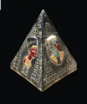 Ancient Egyptian Pyramid Statue Antiquities Pharaonic Hieroglyphs BC Rare Stone