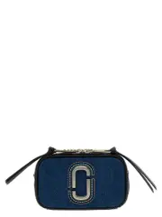 [Marc Jacobs] Marc Jacobs-The Denim Chain Snapshot Borse A Tracolla Blu-Donna OS Blue