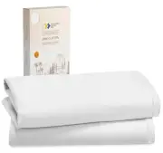 Standard Queen Size Pillowcases - 100% Cotton, Set of 2 Soft & Cooling Sateen...