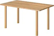 MUJI 82586176 Wooden Table Legs for 28.3 inches (72 cm) Height, Oak Wood, Set of 4