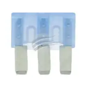 Jaylec FU2315BL Micro 3 Blade Fuse 15 A Blue Dual Circuit 5 Pack