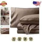 Ultra-Comfort Twin XL Flannel Sheet Set - Durable Organic Cotton - 3 Pieces