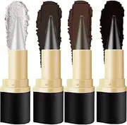 Ayky Long Wear Gel Eyeliner, Natural Black Eyeliner Cream Waterproof, Smokey Eyeshadow Palette Stick Smudge Proof, Waterproof Long Wear Liquid Eyeliner Pencil, 4 Color