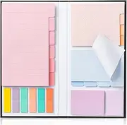 Mr. Pen- Sticky Notes Set, 410 Pack, Pastel Macaron Divider Sticky Notes, Planner Sticky Note Dividers Tabs, Back to School Supplies