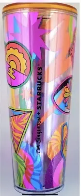 New Starbucks 2023 Tim Singleton Pride Venti Tumbler Holographic Foil