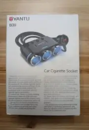 YANTU B39 Car Cigarette Socket Cigarette Lighter Adapter 3 Socket 12 V Dual USB