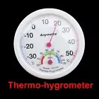 Mini Round Temperature Pointer Mechanical Moisture Meter for Freezer Greenhouse