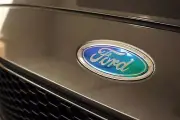 NEO CHROME tint film Overlay film for Front/Rear Emblem | fits 15-18 Ford RS/ST (for: Ford)