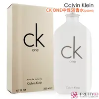 在飛比找蝦皮商城優惠-Calvin Klein CK ONE中性淡香水(200ml