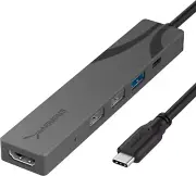 SABRENT Multi-Port USB-C Hub with Power Delivery and HDMI Out, 3 USB a Ports ...
