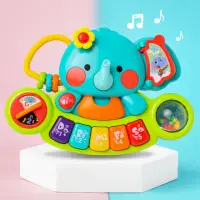 在飛比找momo購物網優惠-【KTOY】小萌象英文音樂聲光探索琴(親子互動 趣味學習 琴