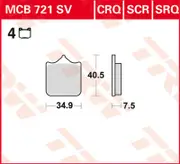 TRW Lucas Racing rubber MCB721CRQ