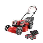 Ozito PXC 36V (2 x 18V) 460mm Brushless Self-Propelled Steel Deck Lawn Mower 4.0Ah Kit PXBMK-4047SP