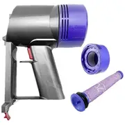 Vacuum Cleaner Motor Handle for V8 V7 Cyclone Dust Collector Dust Bin Motor with Filter Replace Acc As Shown