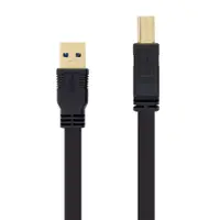 在飛比找蝦皮購物優惠-USB 3.0  USB A公對B公 高速傳輸線 1米黑色